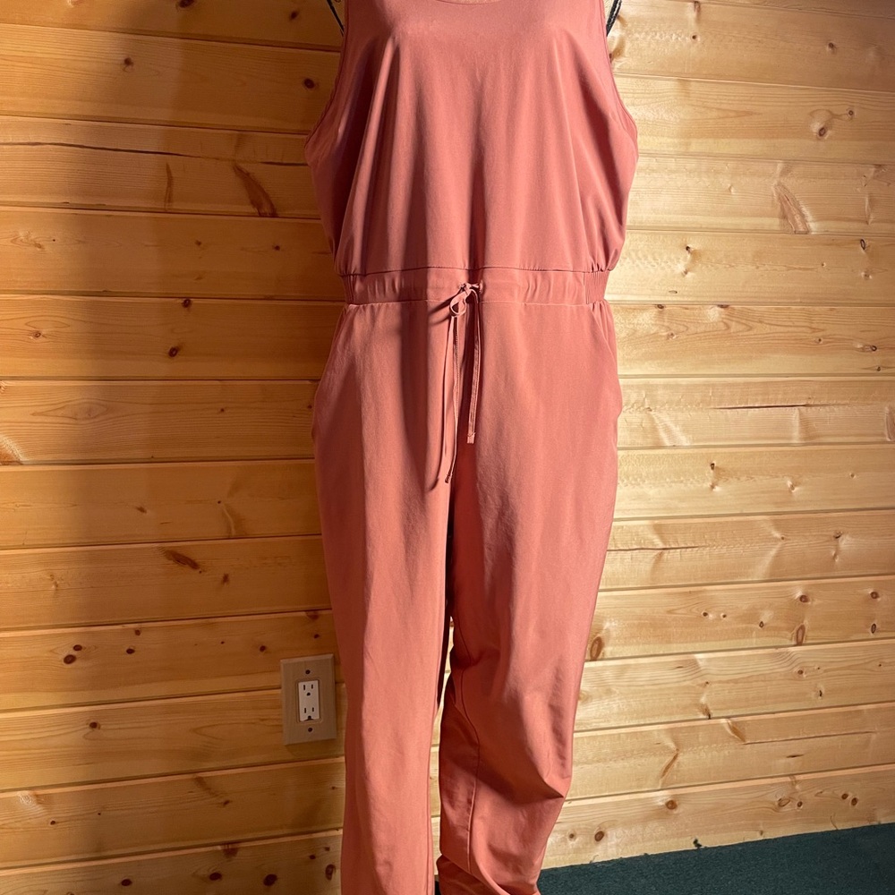 All in Motion Terracotta Jumpsuit